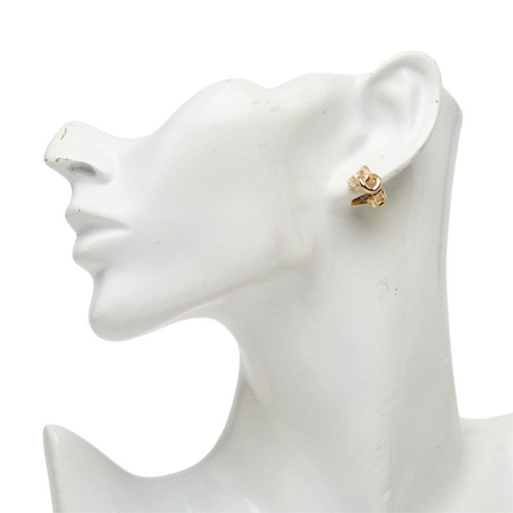 Dior Rhinestone Earrings - Picture 5 of 6